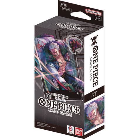 One Piece Card Game - Deck pour débutant ST19 : Smoker - Noir (Français)