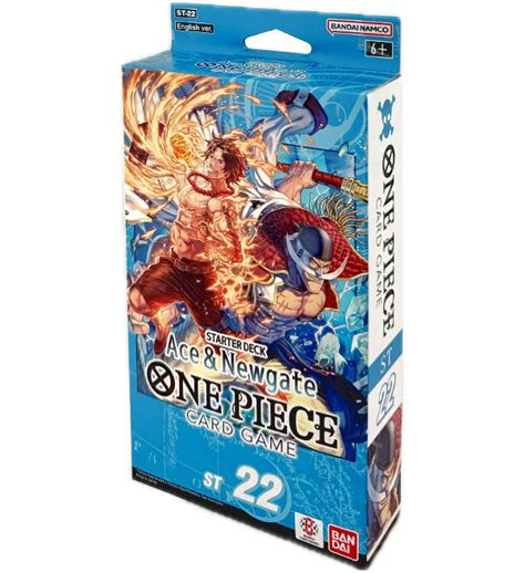 One Piece Card Game - Starter Deck ST-22 : Ace et Newgate - Blue (EN)