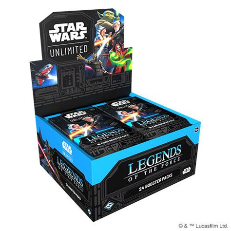 Star Wars Unlimited - Legends of the Force - Display 24 boosters (EN)