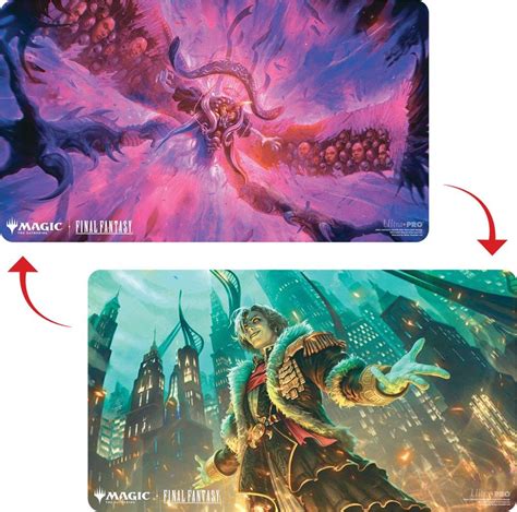 Ultra Pro - Magic the Gathering - Tapis de jeu Double Face Réversible Final Fantasy