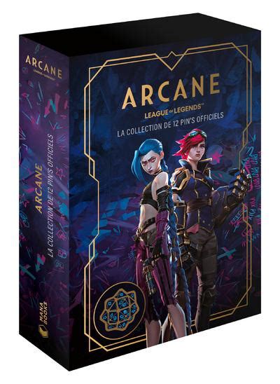 League Of Legends ARCANE La collection de 12 pin's officiels