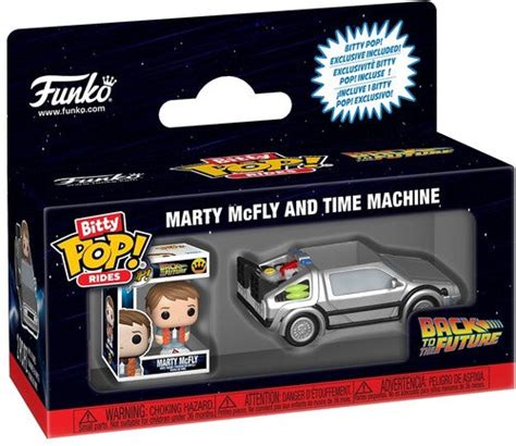 Retour vers le Futur / Back to the Future - Bitty Pop! Rides - Marty McFly and the Time Machine
