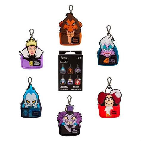 DISNEY - Vilains - Mini Backpack Bag Charm Loungefly Mystery Box