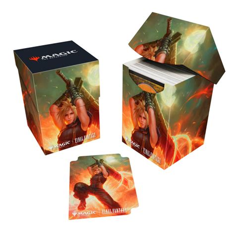 Ultra Pro - Magic: The Gathering - Final Fantasy - Cloud Strife - Boîte de deck Pro-100+
