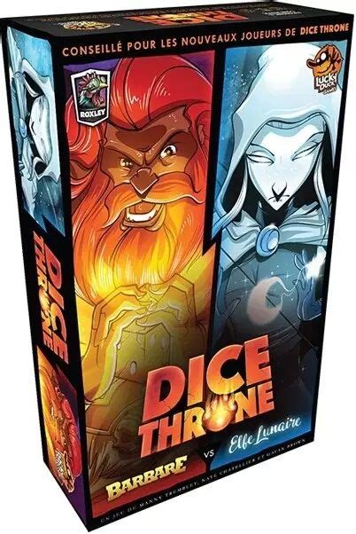 Dice Throne - Barbare VS Elfe Lunaire