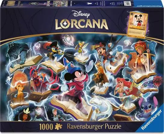 Disney - Puzzle Lorcana acier 1000 pièces + carte promo