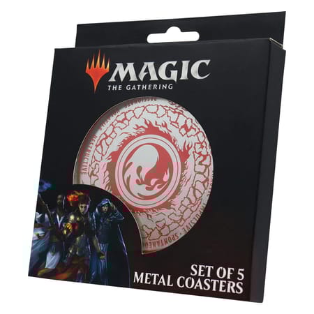 Magic: the Gathering - Ensemble de 5 sous-verres en métal
