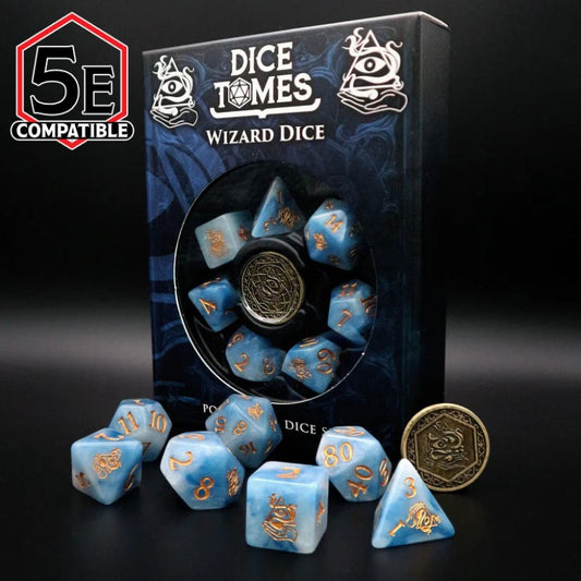 Artefact Games - Dice Tomes - Set de dés D&D - Magicien / Wizard