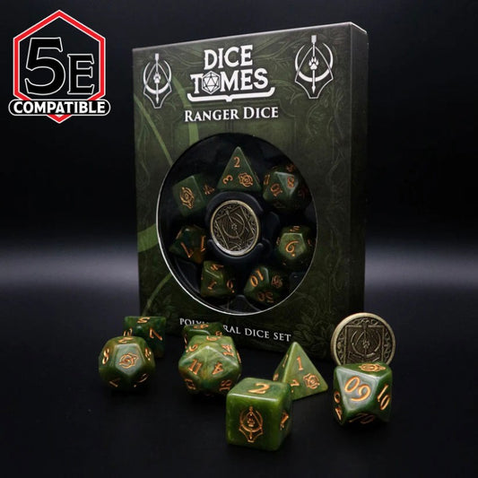 Artefact Games - Dice Tomes - Set de dés D&D - Rôdeur / Ranger