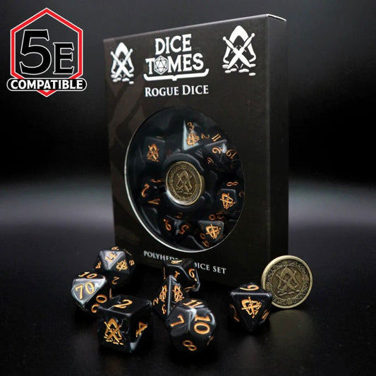 Artefact Games - Dice Tomes - Set de dés D&D - Roublard / Rogue