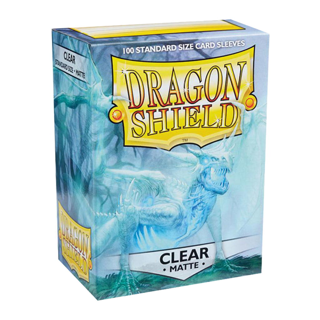Dragon Shield - 100 Sleeves standard Matte - Clear