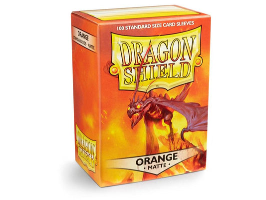 Dragon Shield - 100 Sleeves standard Matte - Orange