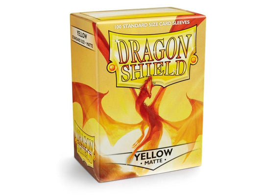 Dragon Shield - 100 Sleeves standard Matte - Yellow