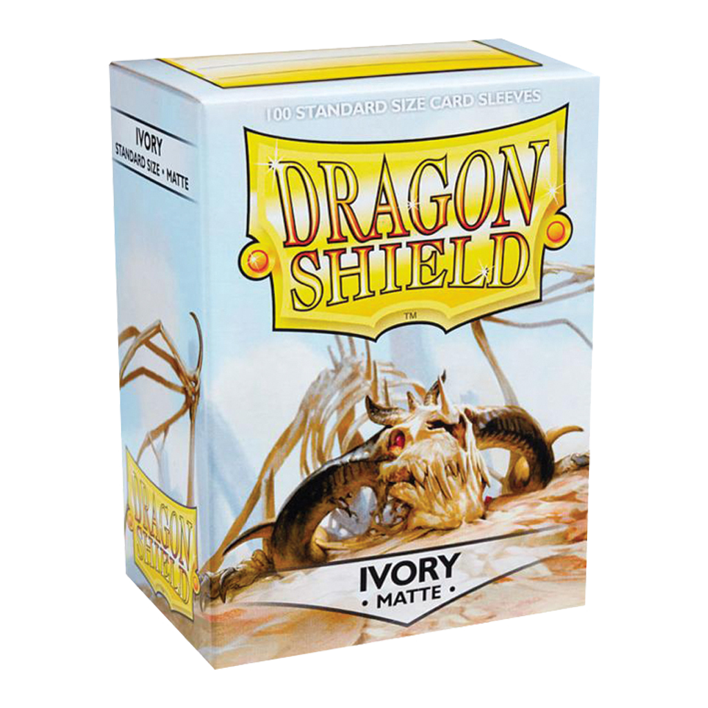 Dragon Shield - 100 Sleeves standard  Matte - Ivory