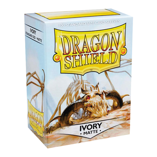 Dragon Shield - 100 Sleeves standard  Matte - Ivory