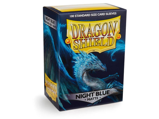 Dragon Shield - 100 Sleeves standard Matte - Night Blue