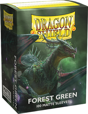 Dragon Shield - 100 Sleeves standard Matte - Forest Green