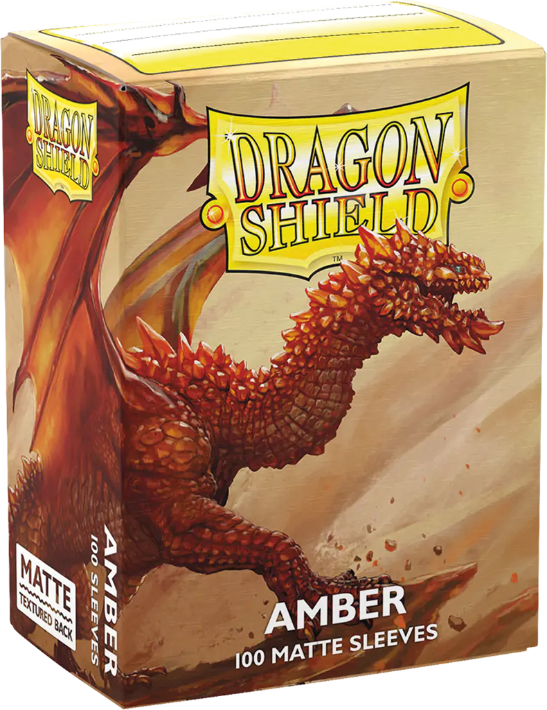 Dragon Shield - 100 Sleeves standard - Amber