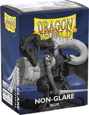 Dragon Shield - 100 Sleeves standard Matte non glare - Blue