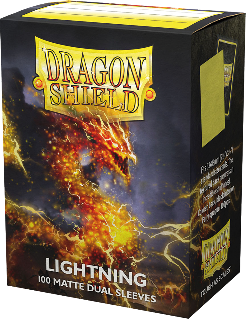 Dragon Shield - 100 Sleeves standard Dual Matte - Lightning