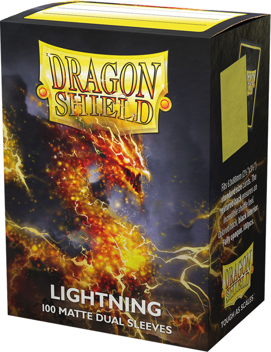 Dragon Shield - 100 Sleeves standard Dual Matte - Lightning