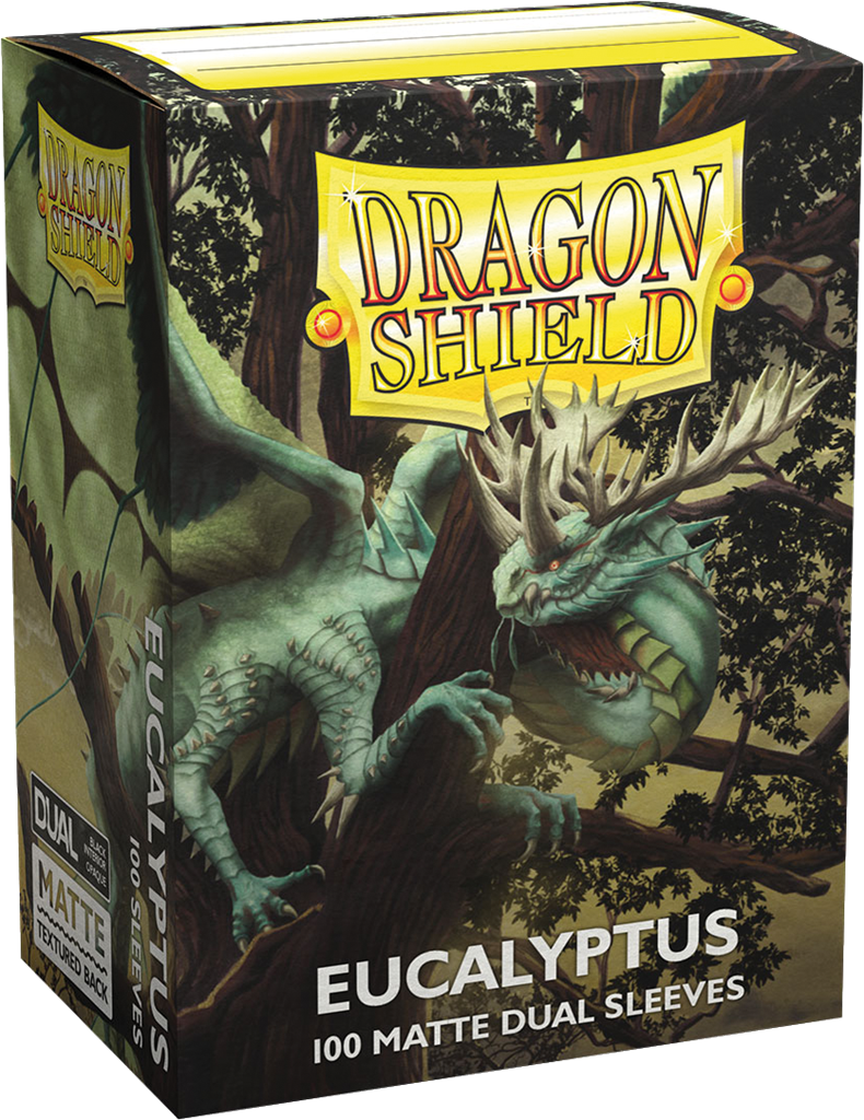 Dragon Shield - 100 Sleeves standard Dual Matte - Eucalyptus