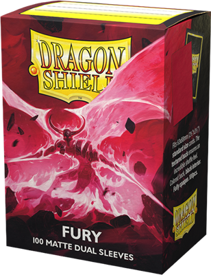 Dragon Shield - 100 Sleeves standard Dual Matte - Fury