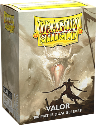 Dragon Shield - 100 Sleeves standard Dual Matte - Valor