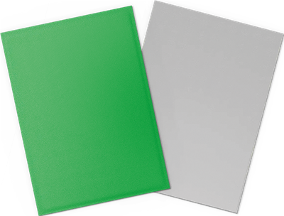 Dragon Shield - 100 Sleeves standard Dual Matte - Apple Green & Silver