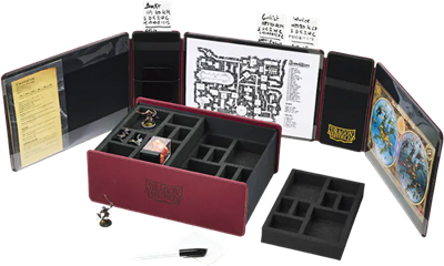 Dragon Shield - Game master Companion : Game master screen & accessory box - Blood Red