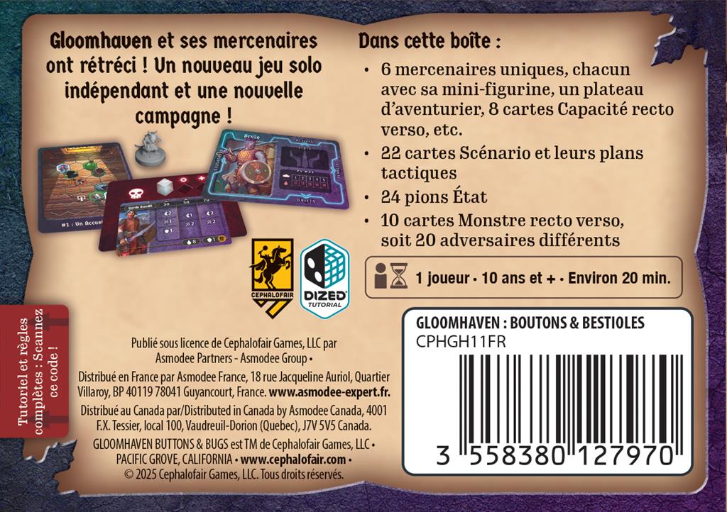 Gloomhaven : Boutons & Bestioles (FR)