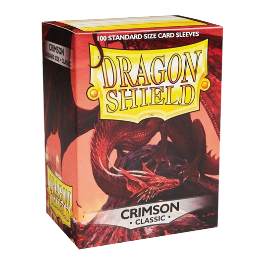 Dragon Shield - 100 Sleeves standard  Matte - Crimson