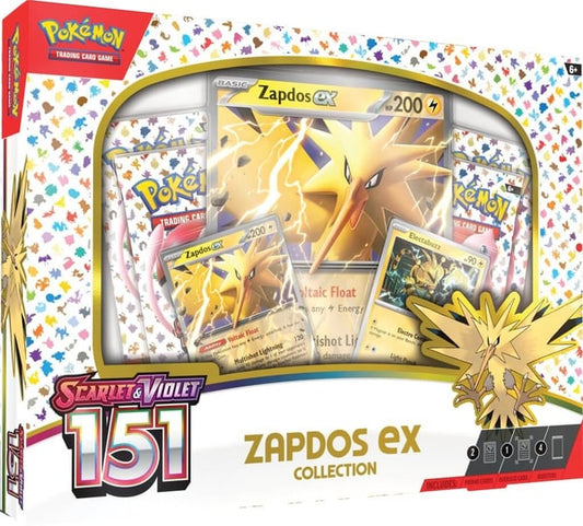 Pokémon - Scarlet & Violet : 151 (EV 4.5) - Zapdos EX collection (English)