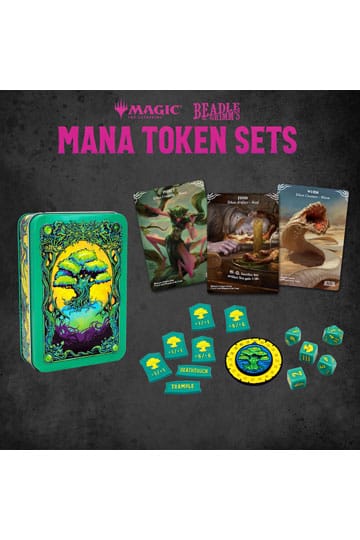 Magic the Gathering - Dice and Token Pack Green Mana