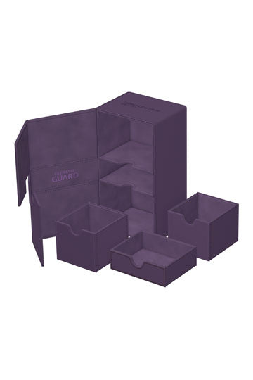 Ultimate Guard Twin Flip`n`Tray 200+ XenoSkin Monocolor Violet