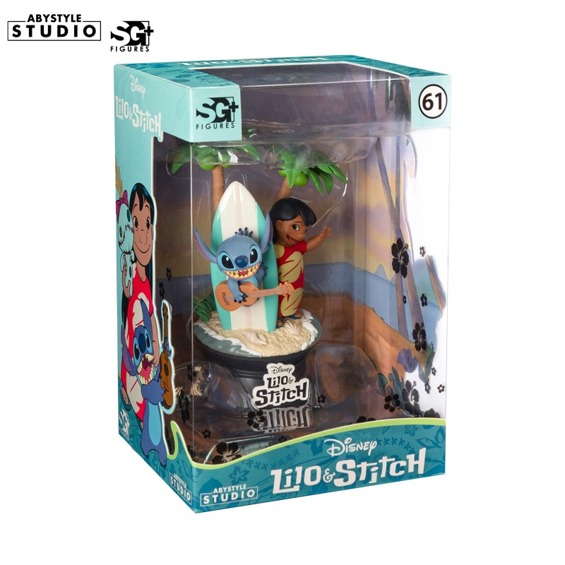Disney - SG+ Figures n°61 - Figurine Lilo & Stitch Surfboard