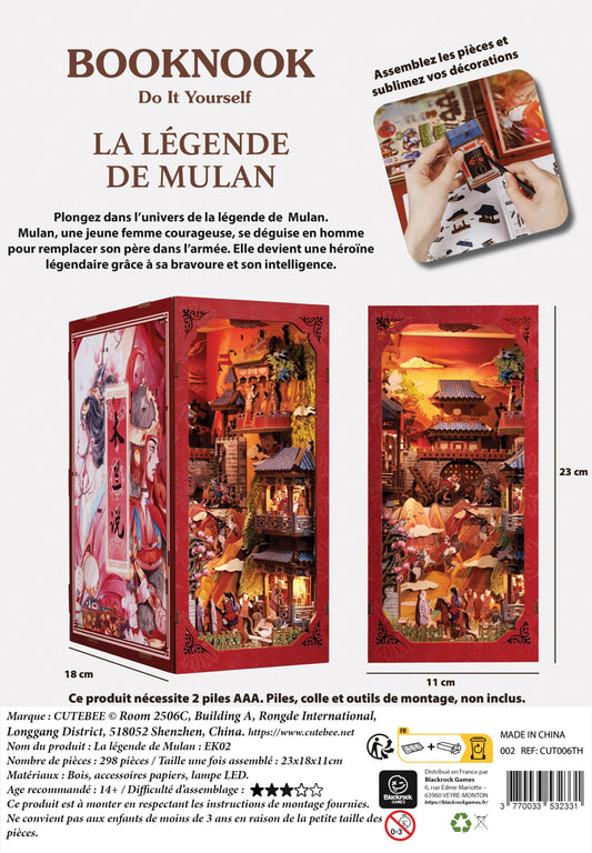BOOKNOOK DIY La Légende de Mulan
