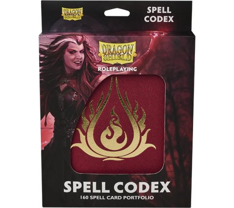 Dragon Shield Role Playing - Spell Codex 160 Spell Card Portfolio (Blood Red)