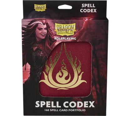Dragon Shield Role Playing - Spell Codex 160 Spell Card Portfolio (Blood Red)