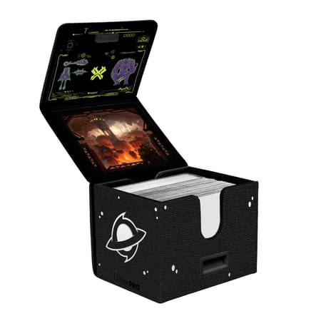 Ultra Pro - Magic: The Gathering - Aux Portes des Éternités - Boîte de deck Premium Alcove Edge Apex Kavaron, Monde Mémorial avec impression intérieure