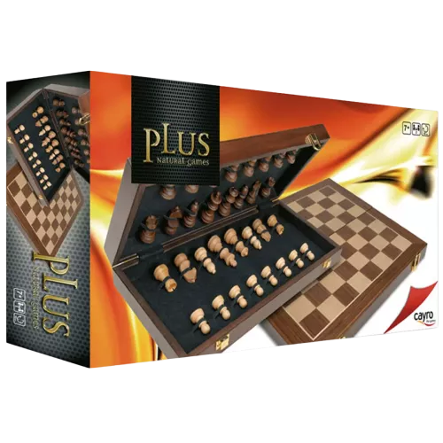 Echecs Luxe En Bois Cayro 41cm x 41cm