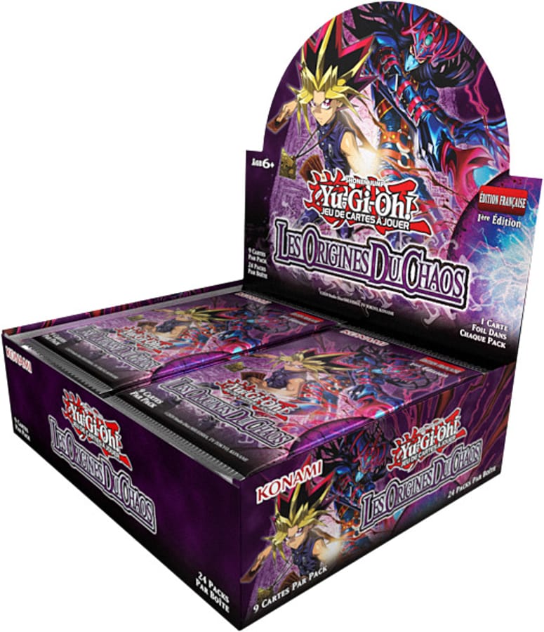 Yu-Gi-Oh! JCC - Display de Pack de Booster Les Origines du Chaos (24 Boosters) - FR