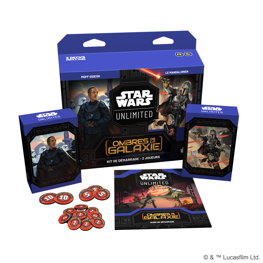 Star Wars Unlimited - Ombres de la Galaxie - Kit de demarrage 2 joueurs (français)