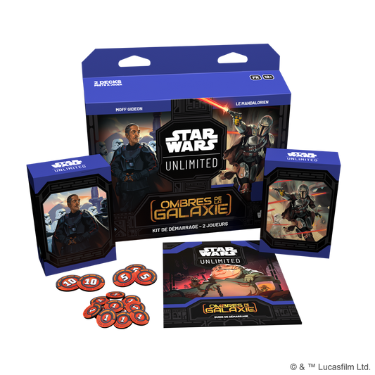 Star Wars Unlimited - Ombres de la Galaxie - Kit de demarrage 2 joueurs (français)