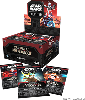 Star Wars Unlimited - Crépuscule de la République - Display 24 boosters (français)