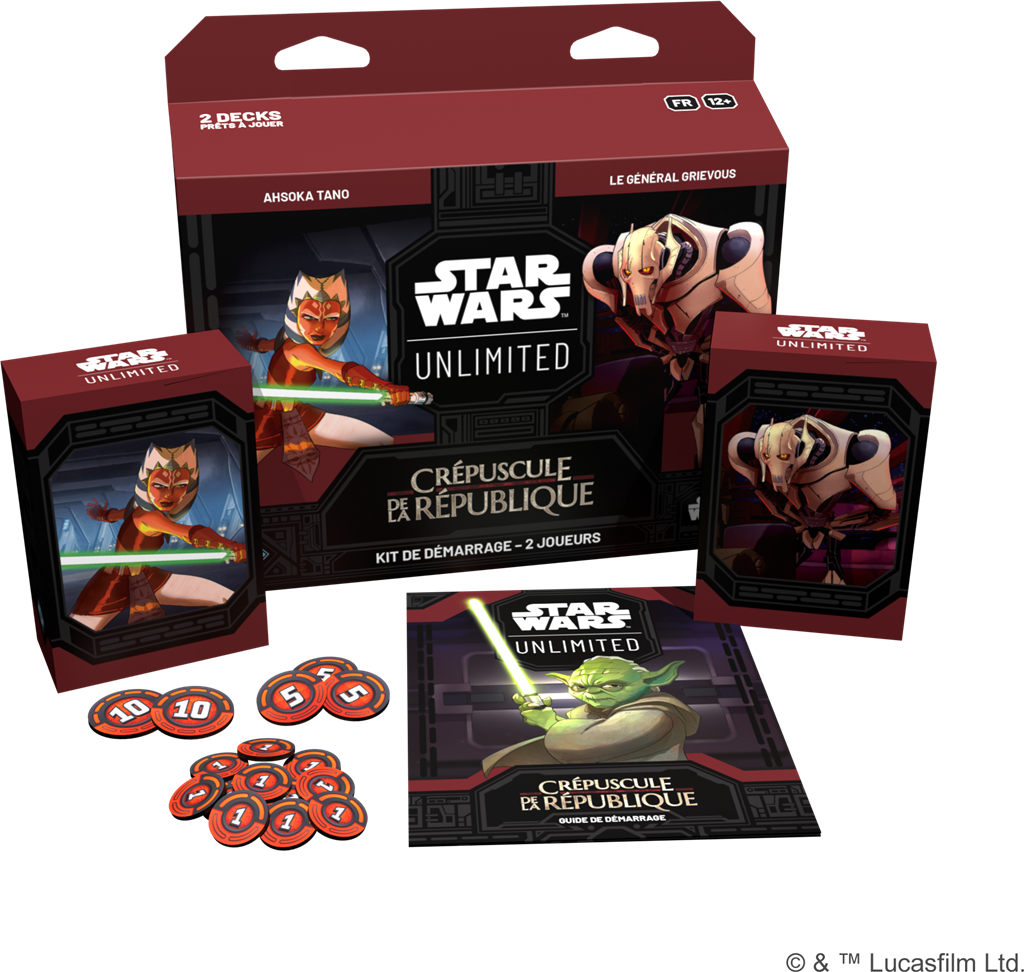 Star Wars Unlimited - Crépuscule de la République - Kit de démarrage 2 joueurs (français)