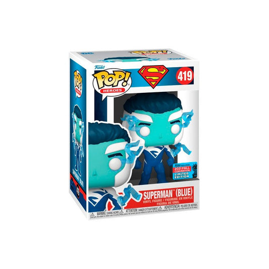 DC Comics - POP N° 419 - Superman (Blue) 2021 Fall convention limited edition