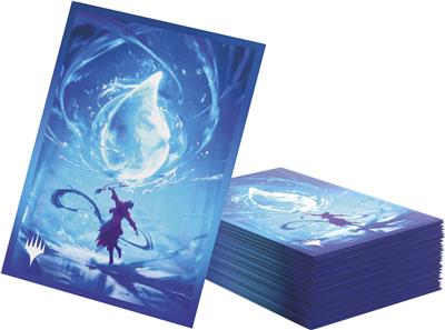 GameGenic - 105 Premium Art Sleeves - Magic The Gathering : Secrets Of Strixhaven - Island