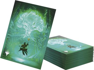 GameGenic - 105 Premium Art Sleeves - Magic The Gathering : Secrets Of Strixhaven - Forest