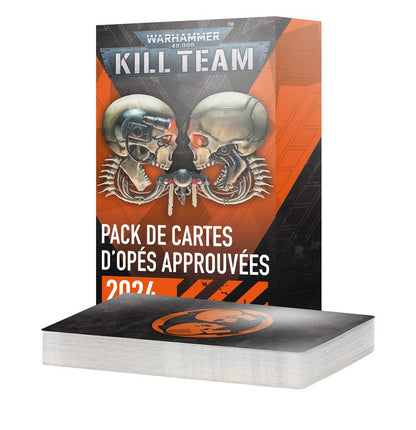 Warhammer 40k - Kill Team: Pack de Cartes d'Opérations Approuvées 2024